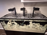 Alternative view of Red Sea Reefer 750 G3 (Black Eurobrace Version) Custom Polycarbonate Aquarium Screen Top Lid