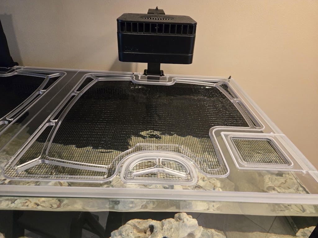 Red Sea Reefer 350 G1 Custom Polycarbonate Aquarium Screen Top Lid - Image 3