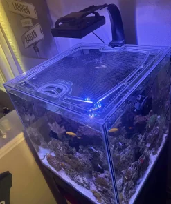 Alternative view of Red Sea Reefer 200 XL G1, G2+, and G3 Custom Polycarbonate Aquarium Screen Top Lid