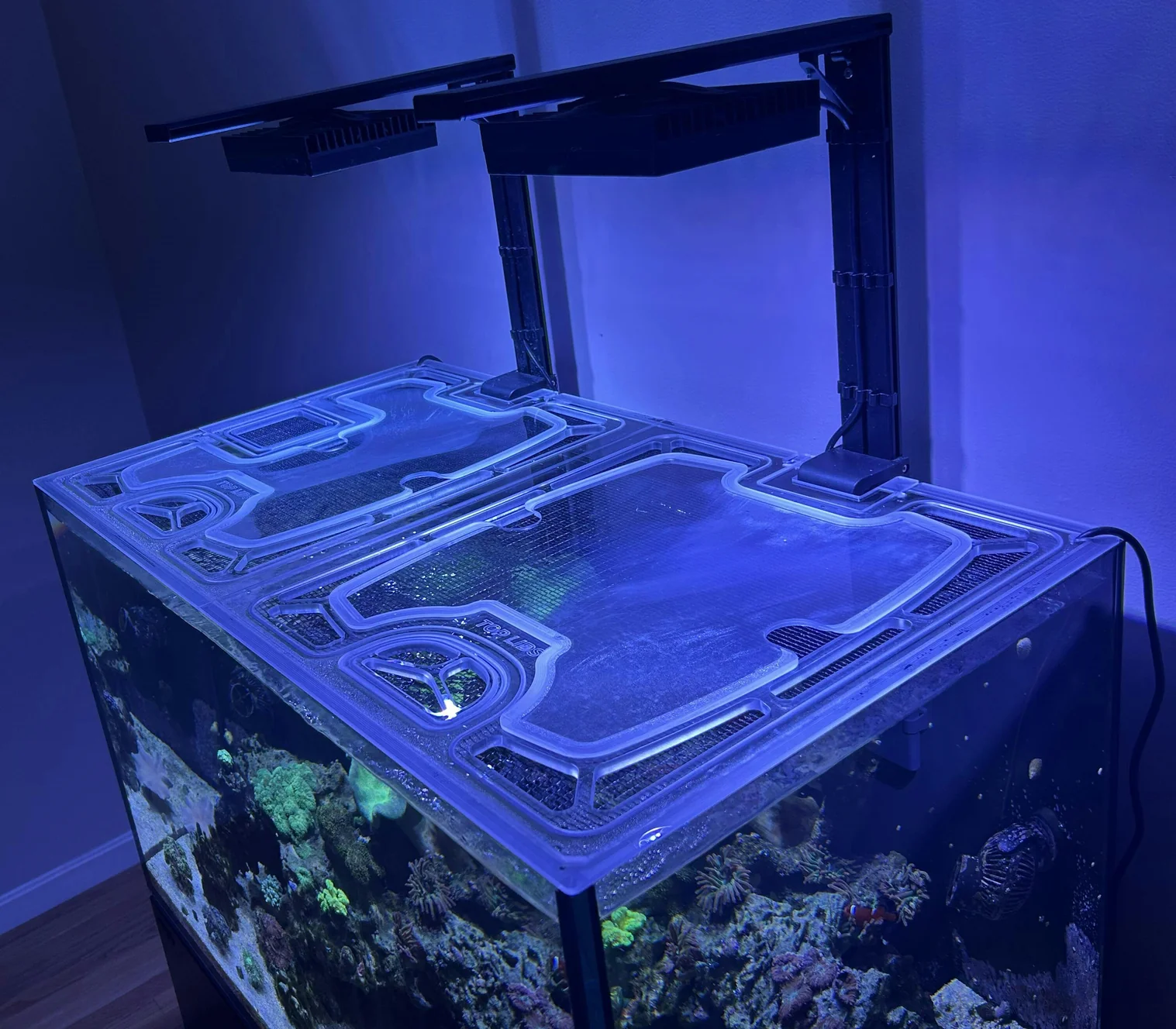 Red Sea Reefer 350 G1 Custom Polycarbonate Aquarium Screen Top Lid