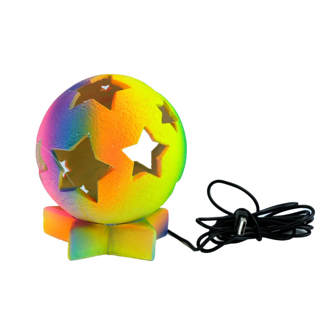 Classic Ornament - Neon Disco Ball with USB LED - Image 2