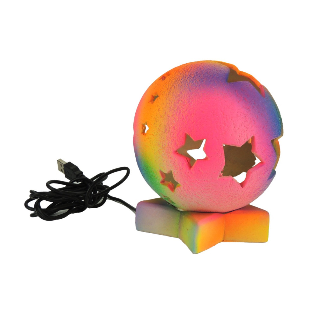 Classic Ornament - Neon Disco Ball with USB LED - Image 3