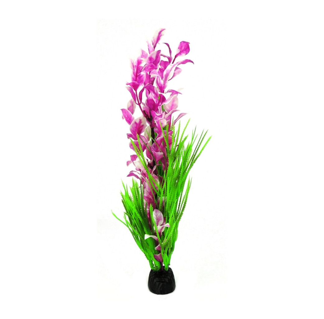 Classic Artificial Plant - Leaf Plant Green/Pink - Image 3