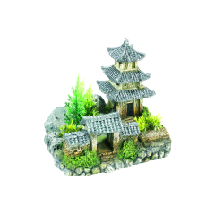 Classic Ornament - Asian Temple & Plants