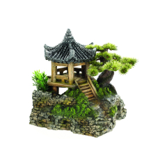 Classic Ornament - Pagoda House & Plants