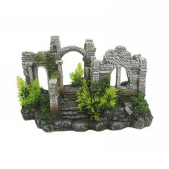 Classic Ornament - Ruined Castle with Plants