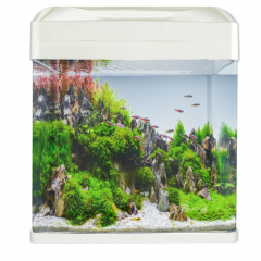 Buy Fishkeeper MyQuarium White 30L Aquarium | Canada