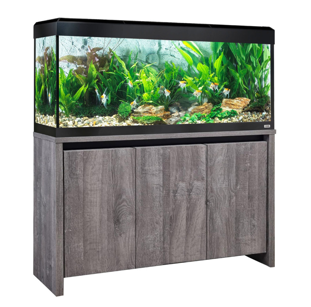Buy Fluval Roma 240 Bluetooth LED Aquarium & Cabinet Set Grey | Canada