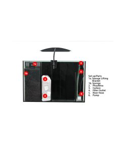Alternative view of Buy AquaManta Nano 60 LED Aquarium | Canada