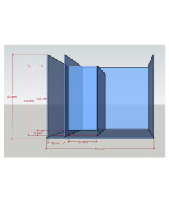 Alternative view of Aqua Marin 600 Pro Aquarium, Sump & Cabinet - Hickory